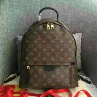 Tas Wanita LV Backpack Ransel Mirror Original Kulit Asli Fullset