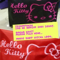 Jual =BORDIR HK= TAS KOSMETIK HELLO KITTY/ TAS COLORFULL/POUCH/HELLO KITTY Murah