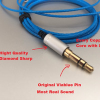 Jual TRAND Oxygen Free Copper Viablue Pin DIY Earphone Cable Replacement Murah