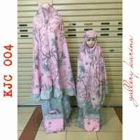 Jual mukena katun jepang couple 004 Murah