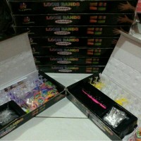 DIY RAINBOW LOOM BANDS COLORFUL GELANG KARET HANDMADE