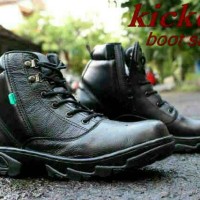 Jual sepatu pdl kickers pria terbaru kulit boots tracking outdoor gunung Murah