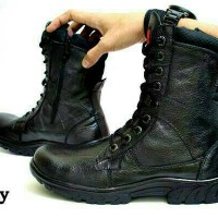 Jual sepatu pdl kickers kulit pria hawk delta boots snipe outdoor Murah