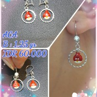 accessories aksesoris wanita cewek perhiasan perak silver anting anak