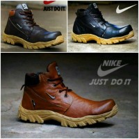 Jual sepatu boots nike kulit pria terbaru dan murah | tracking adventur pdl Murah