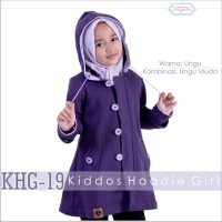 Jual Jaket Anak Perempuan Hoodie Ungu Korea Sweater Cewek 19 Murah