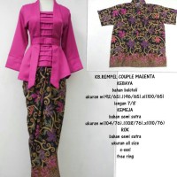 Baju Pasangan Stelan Kebaya Couple Terbaru