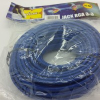 Kabel RCA 3 K 3 Male Merk KITANI ( Cable RCA ) Panjang 10m