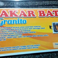 Jual Batu Bakar GRANITO Alat Bakaran Pepesan Panggangan Sate Multifungsi Murah