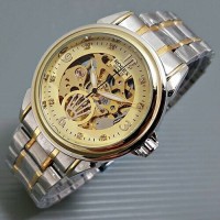 Jual JAM TANGAN ROLEX SKELETON R012 COMBI GOLD Murah
