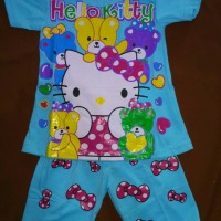Jual Baju Setelan Anak Perempuan Hello Kitty Usia 2 tahun,3 tahun & 4 tahun Murah
