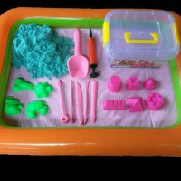 Jual pasir kinetic mainan anak Murah
