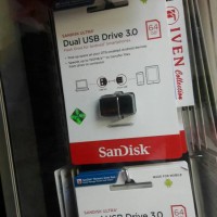 Jual sandisk ultra 64gb otg 3.0 flash disk dual drive 64 gb usb 3 ORIGINAL Murah