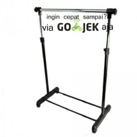 Jual Single Rak jemuran laundry multifungsi & beroda Murah