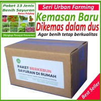 Jual Paket Super 13 Jenis Bibit Unggul (Pokcoy, Cabe, Tomat, Pepaya, dll) Murah