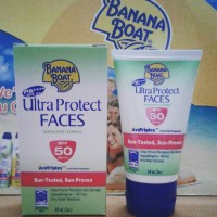 Jual Banana Boat Ultra Protect Faces Sunscreen Lotion SPF 50 - 60 ML Murah