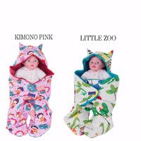Jual selimut bayi anak baby karakter bukan CIRCO/HANAROO Topi BAGUS bedong Murah