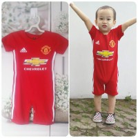 Jual Baby romper Manchester United (jersey bayi) Murah