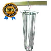 Jual Folding hanger Anak Besi / Gantungan Baju Bayi Bulat / jemuran pakaian Murah