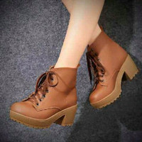 Jual Terbaik Sepatu Boots Heels Wanita SBO104 Murah