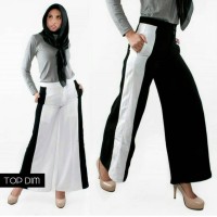 Jual Celana Palazzo Kulot Monochrome Murah