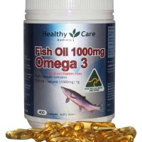 Jual omega 3 fish oil healthy care minyak ikan 400 kapsul IMPORTED Murah
