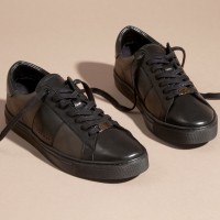 Jual Burberry Ritson London Check Sneakers 100% Authentic Murah