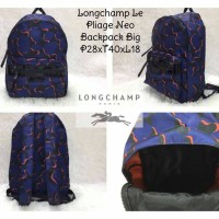 Tas Ransel Longchamp ORI Pliage Neo Motif