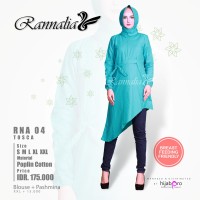 Jual Baju Muslim / Tunik / Blouse / RANNALIA RNA 04 TOSKA Murah