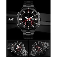 Jual Jam Tangan Pria Original SKMEI Dual Time Analog Digital Model Casio Murah