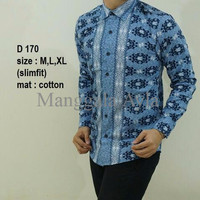 Busana Pria/Baju Batik Model Kemeja Formal/Terbaru/Sederhana