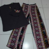 Jual Setelan Celana Motif Batik Tenun Murah