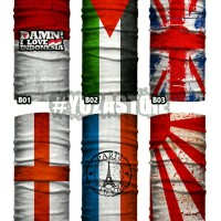 Jual BANDANA MULTIFUNGSI / BANDANA MOTIF BENDERA Murah