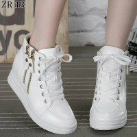 Jual AN27 WEDGES PUTIH/SEPATU BOOTS|SEPATU SNEAKERS Murah