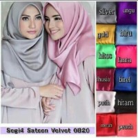 Jual jilbab satin polos Murah