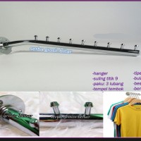 Jual Hanger baju gantungan baju Hanger suling hanger baju magic Tempel T9 Murah