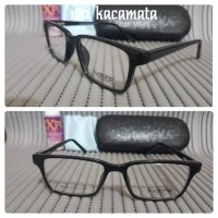 kacamata promo Frame swatch hitam glos gratis lensa minus/clinder/plus