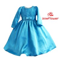 model gamis anak-anak Baju Muslim Anak Perempuan BIRU AGD3098