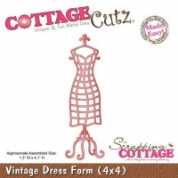 Cottage Cutz Dies - Vintage Dress Form
