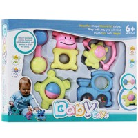 Jual Mainan Anak Bayi Baby Toys - Rattle Playset Krincingan Gigitan Teether Murah