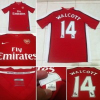 Jual JERSEY ARSENAL ORIGINAL HOME 2008/2010 FLY EMIRATES SIZE M MINT Murah