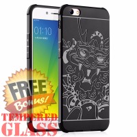 Jual Oppo F3 Plus F3+ Cocose Dragon TPU Rubber 3D Carved Silikon Soft Case Murah