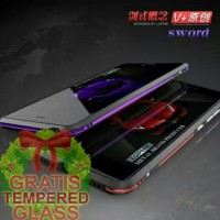 Jual Bumper Case Xiaomi Mi5s Luphie Sword Series Alumunium Metal DualColors Murah