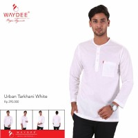 BAJU KOKO ARTIS WAYDEE URBAN TARKHANI WHITE, KOKO PUTIH GAUL MODERN
