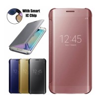 Jual Casing Hp SAMSUNG GALAXY S6 S7 Flip Mirror Transparan Murah