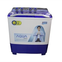 AQUA SANYO QW-1080XT Mesin Cuci 2tabung Kapasitas 10kg - Model Terbaru
