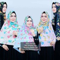 KHIMAR BUNGA SYARI /JILBAB RAHMAT/ HIJAB SYARI PINGUIN/ KERUDUNG BELAH