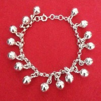GELANG TANGAN / KAKI ANAK / BAYI / BALITA PERAK 925 LAPIS EMAS PUTIH