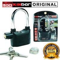 Jual Gembok Alarm Lock KINBAR ORIGINAL Ring Panjang Murah