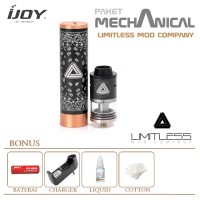 Jual Paket Limitless Mod Company/RDTA Mechanical Vape Kit/ Rokok Elektrik Murah